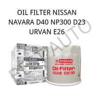 OIL FILTER NISSAN NAVARA D40 NP300 D23 URVAN E26
