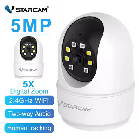 Vstarcam 5MP HD Smart PT Camera 2.4GHz WiFi Security Protection Indoor Video Surveillance Human Trac