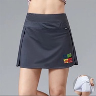2024 Newest Golf Skirt High Waist Half Skirt Pants Women's Sports Skirt Split Quick Drying Skirt Pocket Waist Waist Lift Hip Elastic Fitness Skirts Table Tennis Skirt Tennis Skirt