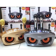 SDRD SD-306 PLUS Dual Wireless Microphones Bluetooth Speaker Mobile Wireless Karaoke SD-306 PLUS Speaker