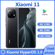 Xiaomi 11 5G smartphone 55W Snapdragon 888 4600mAh 6.81 inch 55W 108mp used phone