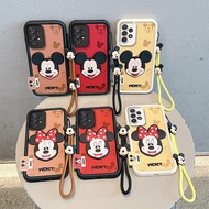 Casing Samsung A52 4G 5G Casing Samsung A52s Casing Textured Leather Cute Compatible with Casing Pat