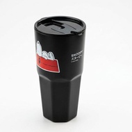 (REDMONZTER) : PN4-Water Glass with lid : PEANUTS-4C Tumbler with (PN4C-TB-PP850-BK) W9xH18.5 cm.-85