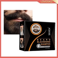 [Lovoski2] Beard Darkening Natural Herbs Dye Shampoo Mustache Beard Last 4 weeks ( 15ml )