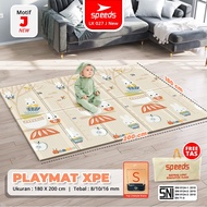 SPEEDS SNI J Playmate Baby Folding Carpet 180x200cm (8-10mm) Foldable Baby Playmat Baby Carpet Baby 