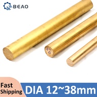 Diameter 12mm-38mm Hardware Brass Round Bar Rod For DIY Brass Rod