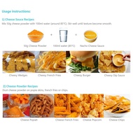 ☈♣Kerry Nacho Cheese Powder, Serbuk Keju Nacho, 500g HALAL