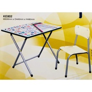 JFH 3V KE802 Children ABC Table + 3V ABC701 ABC Chair set / Children Set Learning Table / Set Meja A