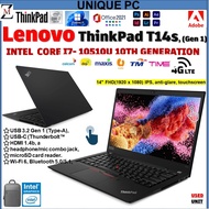 Lenovo ThinkPad T14S (Gen 1) INTEL CORE i7-10TH GEN  16GB DDR4, 512GB NVMe SSD, 1080p Full HD, TOUCH