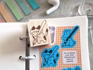 印章 - 貓與玻璃沾水筆