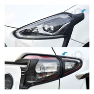 Toyota Sienta 2016 Rear drpan lamp garnish Package head lamp tail lamp garnis blacktivo jsl