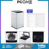 BEKO 8KG Top Load Non-Inverter Washing Machine (O) BTU8086W&BTU8086S