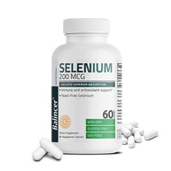 Selenium 200 mcg supplement for antioxidant support supports immune system thyroid prostate and hear