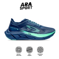 HIJAU ORIGINAL GEIST EKIDEN HYPERPULSE 910 RUNNING SHOES NAVY/ GREEN TEALbiru