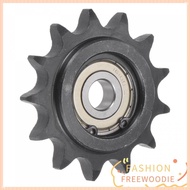 FREEWOODIE Convex Idler Gear, 10mm Bore 1/2" Pitch 13 Tooth Chain Idler Sprocket, Durable C45 Carbon