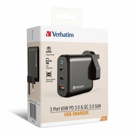威寶Verbatim 3 port  65w Gan type-c火牛