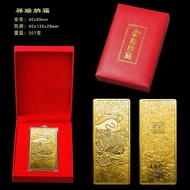 100g Dragon Phoenix Chengxiang Investment Silver Bar Ma to Successful Wealth Gold Bar Package Forcin
