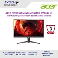 Acer Nitro XV240Y X1 23.8" FHD IPS 200Hz Gaming Monitor ( Speaker, HDMI, DP, 3 Yrs Warranty )