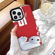 KD-8 Big Hero Soft Black Print IPhone 16 Pro Max Phone Case Protector For IPhone 15 IPhone 15 Pro Ma