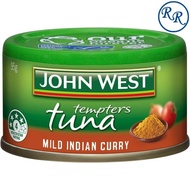 JOHN WEST TEMPTERS TUNA MILD INDIAN CURRY 95GM