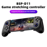 D11 Stretchable Game Controller Hall Trigger Supports Android Phone/Tablet/Switch/PC/iOS/XBOX Stream