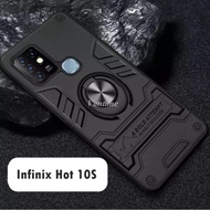 K 6A Case Infinix Hot 10S Ring Thunder Cover Silikon Casing Soft Case