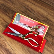 Luxury Xi Zhi Yuan Fabric Cutting Scissors - Gold Handle 9.5 inch XiZhiYuan for Tailors, Convection,