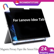 【✅SG✅】Matte Like Paper Film For Lenovo Idea Tab Magnetic Privacy  Screen Protector For Lenovo Idea T