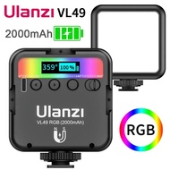 ULANZI VL49 Mini LED Video Light 2000mAh Rechargeable Battery VL-49 RGB GoPro HERO 11 10 9 8 Insta36
