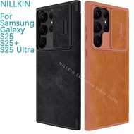 Nillkin Qin Pro Flip Cover Leather Case Samsung S25 Ultra Case Samsung S25 Plus Case Samsung S25 Nil