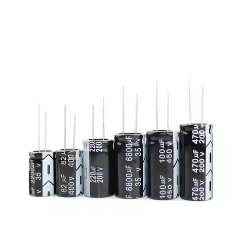 10V 16V 25V 35V 50V 63V 100V DIP Aluminum Electrolytic Capacitor 10UF 22UF 47UF 100UF 220UF 330UF 47
