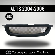 กระจังหน้ารถยนต์ ชุดแต่งรถยนต์ Altis 2004-2006 | ABS 2.0mm สีดำด้าน งานดิบพร้อมติดตั้ง