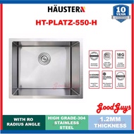 Haustern HT-PLATZ-550-H Single Bowl Stainless Steel Sink