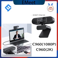 eMeet C960 Web Camera (1080P 2K  Webcam with Microphone, 2 Mics Streaming)