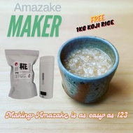 DIY Amazake Maker FREE 1kg Koji Rice and Step By Step Instructions to Make Amazake in 10 hours