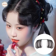 AHOUR Hanfu Forehead Bangs Synthetic Cute Black Chinese Style Hair Hair Accessories Princess Photo Studio Ancient costumes Vintage Hanfu Cosplay Hair Pieces