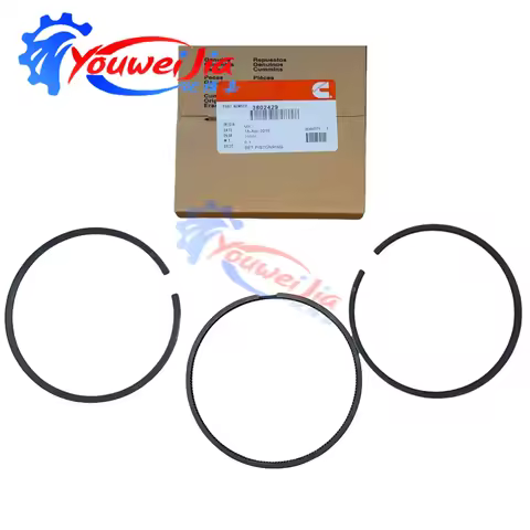 Cummins High-Quality 3802429 Piston Ring Set 114mm for 8.3L Diesel Engine Parts Compatible with 6C 6