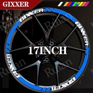 Gixxer Wheel Hub Vinyl sticker for Suzuki Gixxer 250 Gixxer SF 250 Gixxer SP Gixxer SF SP motorcycle