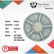 Sharp Washing Machine Pulsator 335mm Gear11 ES-T92C ES-T95AB ES-T95A-BM