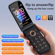 YEEMI S7 4G Flip CellPhone 2.4inches HD Screen Dual SIM Card 1000mAh Mp3 Mp4 FM Bluetooth SOS 8MP Ca