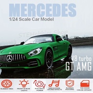 STE88 Mercedes AMG GT 1:24 Scale Metal Car Model Die-cast Toys (CHE ZHI )