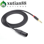 XUTIAN XLR Cable Aux Line, Mame To Male/Female 6.5mm Audio Jack 6.5 Balanced Microphone Cable, Wide 