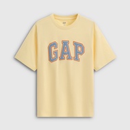 Gap | เสื้อยืดลายสีบล็อกพร้อมโลโก้พิมพ์ ผ้าฝ้ายบริสุทธิ์
