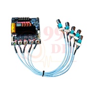 999DIY Amplifier ZK-TB21Q 2.1 แชนแนล HiFi 24bit TPA3116D2 50W+50W+100W DAC Qualcomm แอมป์จิ๋วบลูทูธ 