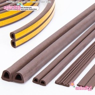 AHTY Weather Stripping Door Seal Strip, EPDM Self Adhesive Weather Stripping, Flexible 6Meters Windp
