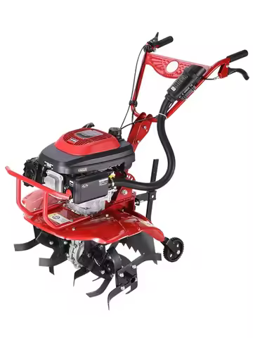 Multifunctional plowing machine Field turning soil trenching grass weeding Small gasoline agricultur