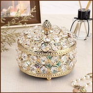 SQ2 European style creative crystal jewelry box home decoration ornament women jewelry storage box Q