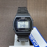 Casio B640WB-1A Vintage Series Black Stainless Steel Resin Glass Digital Watch