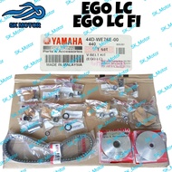 Yamaha NOUVO LC / EGO LC / EGO LC FI Original V-Belt Set / Front Pulley Set With Belting Roller 44D-