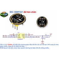 I2S INMP441 digital Mic has soldered 24-bit high sensitivity MEMS microphone for ESP32, STM32, Ardui